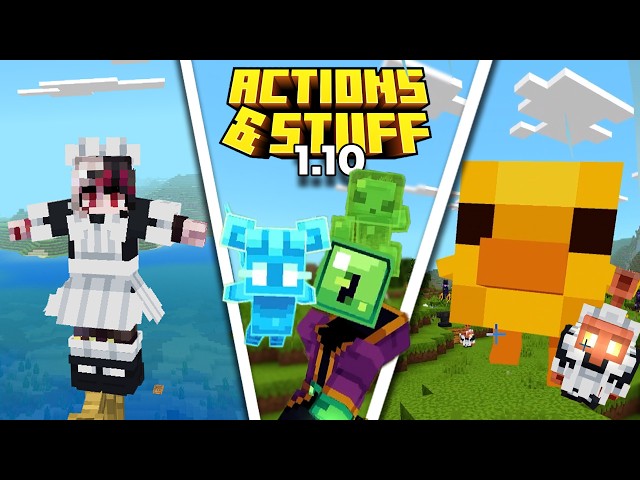 Action & Stuff 1.10 UPDATE!  Every NEW Feature! (Minecraft Bedrock)