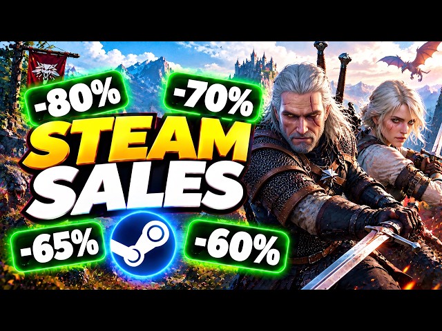 STEAM SUPER DEALS – MUST-PLAY Games on SALE Right NOW💸