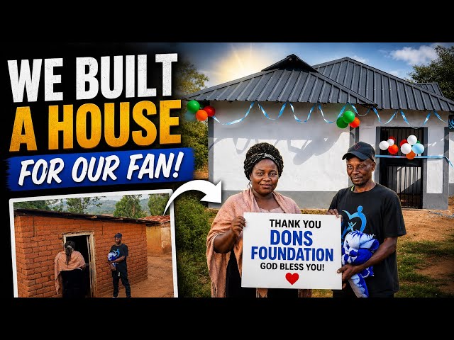 We built a house for our fan👏❤️Glory to God 
