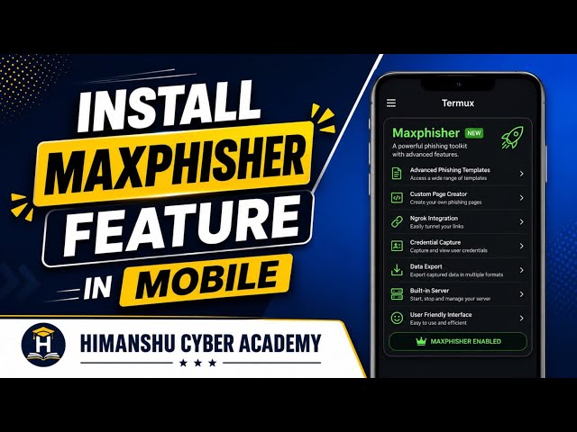Maxphisher install in tetmux and mobile Cyber Security Ethical Hacking #maxphisherinstall#maxphisher