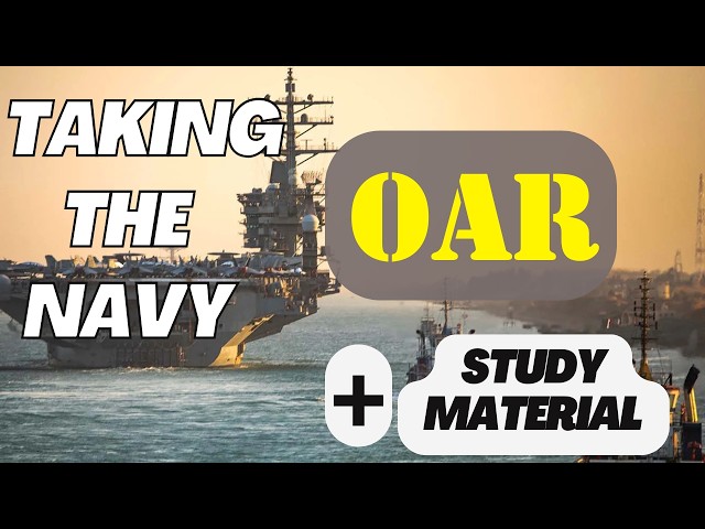 What to know BEFORE taking the Navy OAR (ASTB) + Study Material
