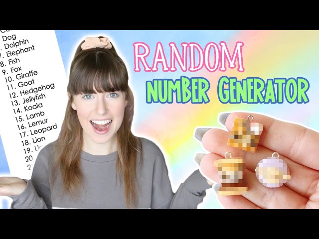 Random Number Generator Designs My Polymer Clay Charms #6