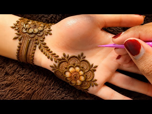 Mehndi Design simple and easy / front mehndi design simple / mehndi design for girls