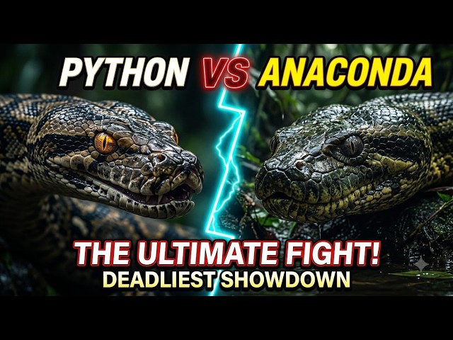 PYTHON VS ANACONDA: The Fight Where the Map Picks the Winner