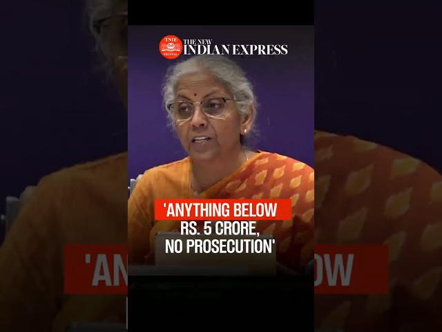 FM Nirmala Sitharaman-led GST Council approves removal of arrest power of tax officials