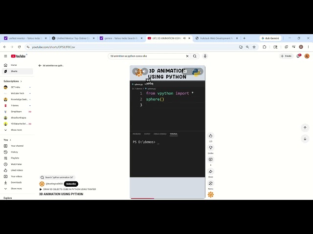 From Python Code to AI 🤖🔥 | A Developer’s Journey | #Shorts #Python #AI