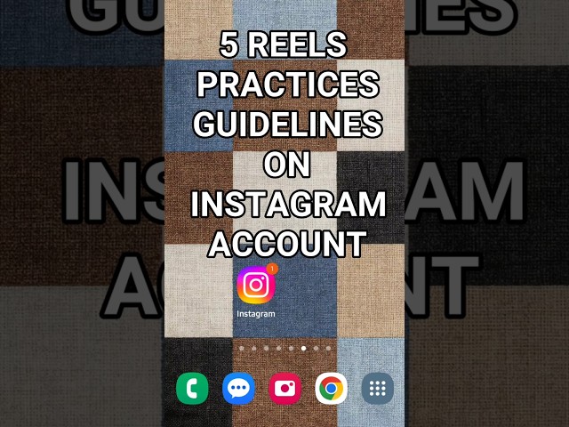 5 Instagram Reels Guidelines Every Creator Needs to Follow #instagramtutorial #instagramreels #howto