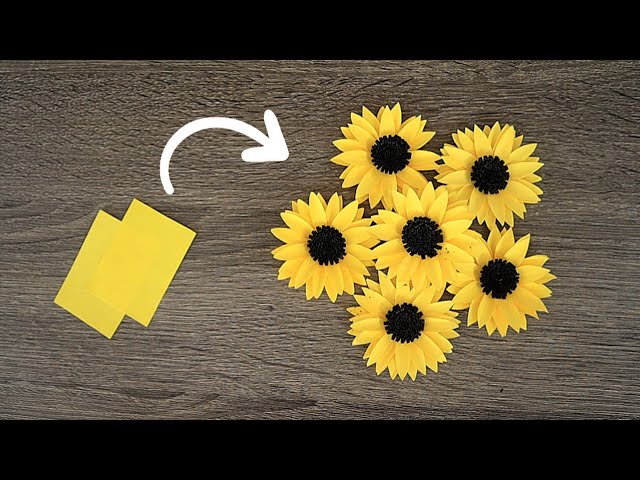 DAISY PAPER FLOWER DIY CRAFT | Very Easy Tutorial | Arts & Crafts | Tatzkreen Art 