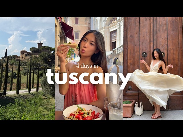 TUSCANY VLOG 🇮🇹🍷 BEST places to eat and towns to visit, siena, new jimmy choos, calm italian escape