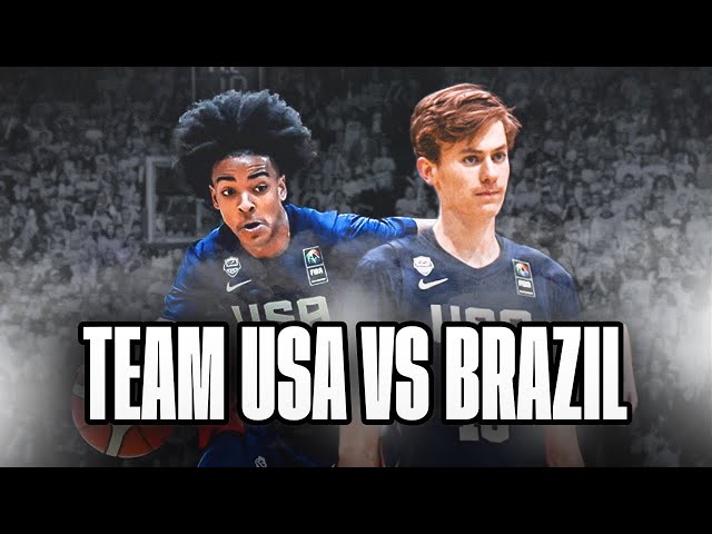 USA Basketball vs Brazil LIVE! - FIBA U18 Americup