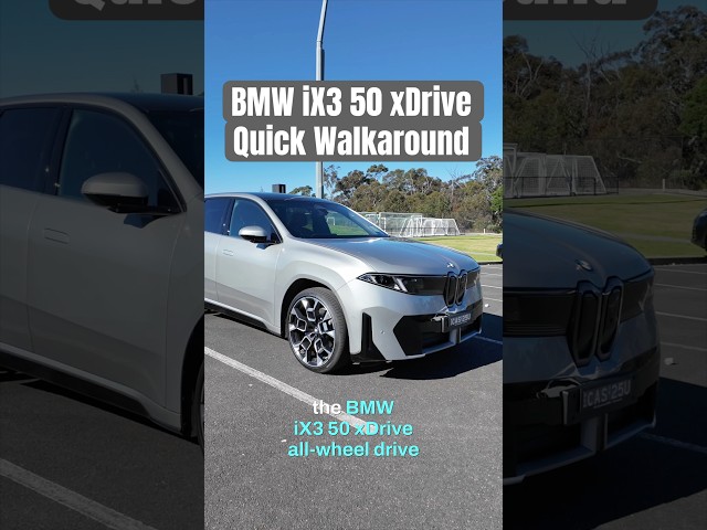 BMW iX3 50 xDrive Neue Klasse Preview in Australia