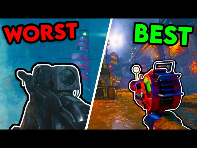 Every COD Zombies Map RANKED FROM WORST TO BEST