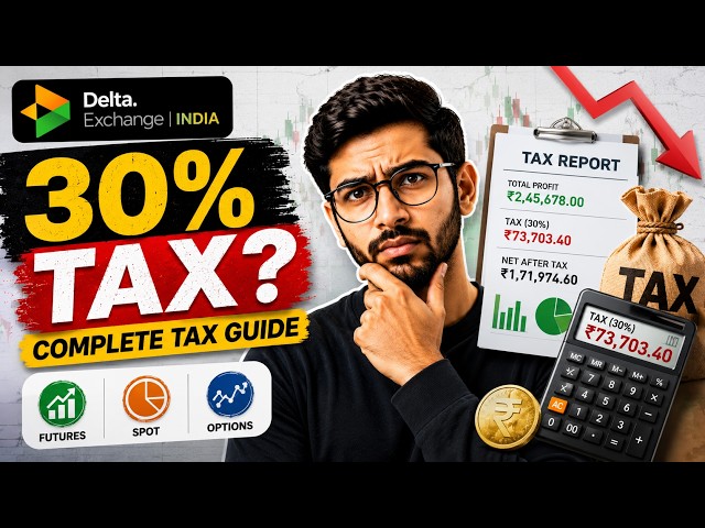Delta Exchange India Trading Tax Explained | Futures, Spot & Options | Beginner Tutorial Hindi