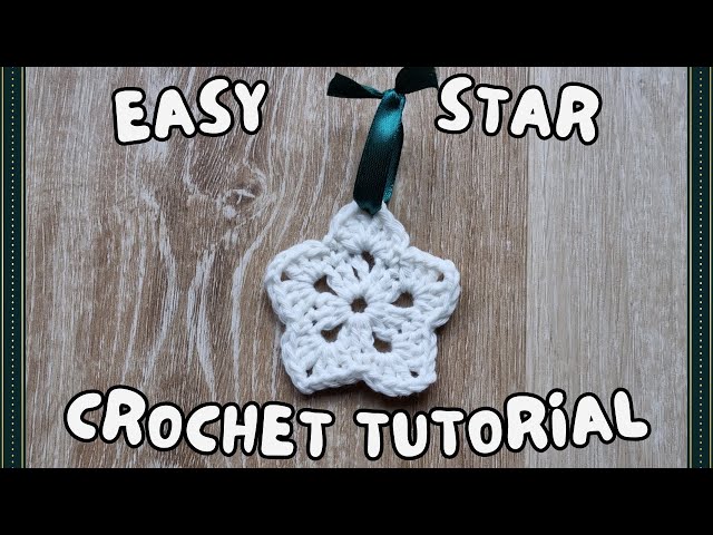Learn How to Crochet a Festive Star Ornament