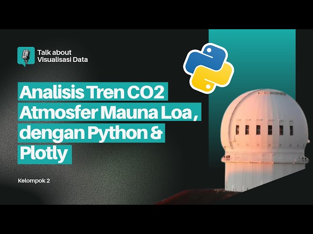 Analisis Tren CO2 Atmosfer Mauna Loa dengan Python & Plotly | Tugas Kelompok Visualisasi Data