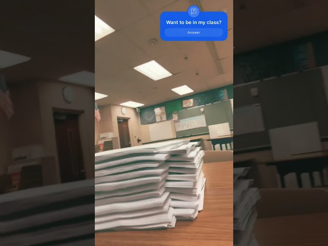 Want to be in my class?