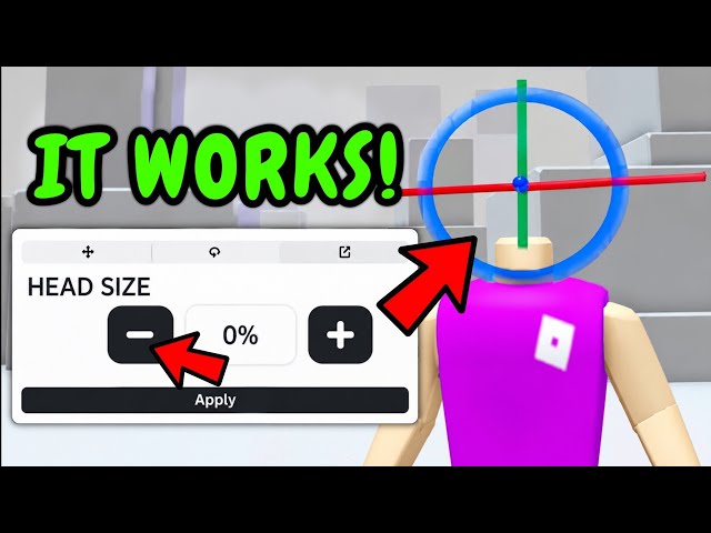 How to Make Your HEAD INVISIBLE on ROBLOX!