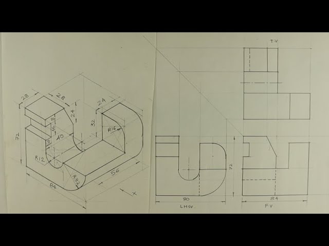 Orthographic projection - Engineering drawing - Technical drawing