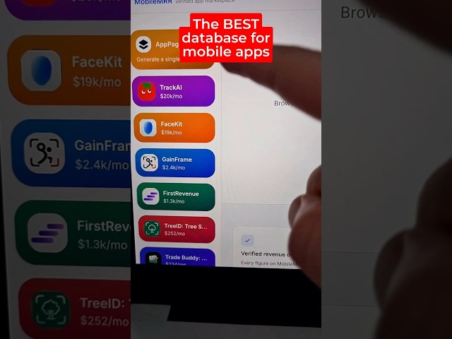 The best database for mobile apps