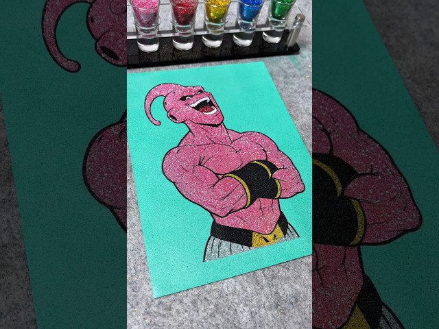 #dragonball #animation #comic #sandpainting #art #diy
