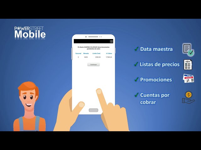 Mobile PowerStreet | App para vendedores en ruta | Preventa, Autoventa, Reparto, Cobranza