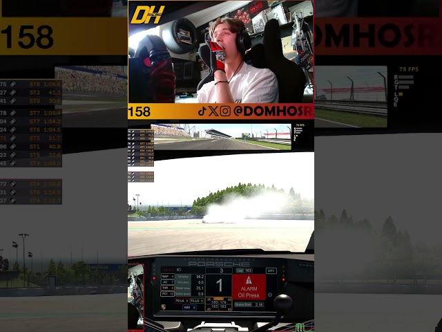 The final lap after 2 hours of defending, and this happens...  #simracing #iracing