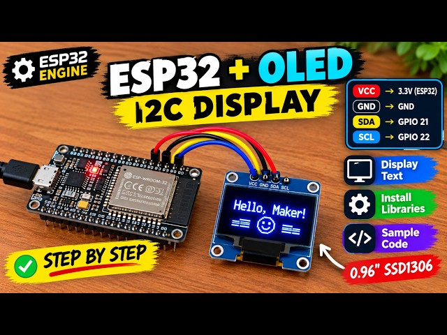 guide #04 connect oled with esp32