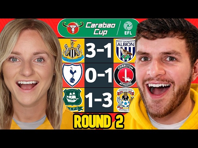 EFL CUP ROUND 2 PREDICTIONS