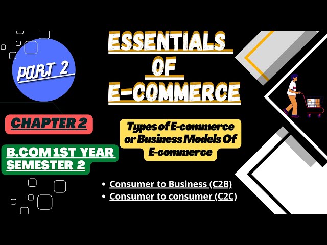 Essentials of E-commerce chapter 2 Types/models of e-commerce part 2 Tfh Tuition from home