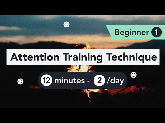 Attention Training Technique (ATT) in Metacognitive Therapy. (Beginner 1)