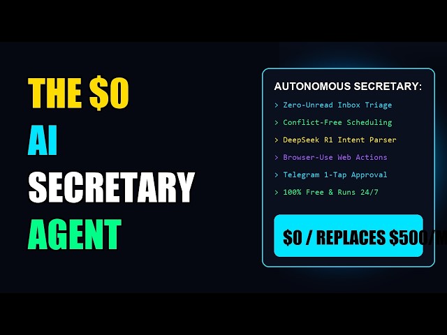 Build a 24/7 Autonomous AI Executive Assistant in Python for $0 (Emails, Calendar & Browser on Auto-