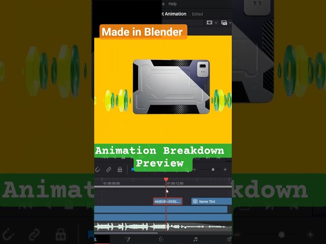 Tablet Product Animation | Blender Breakdown Preview #3danimation #blender