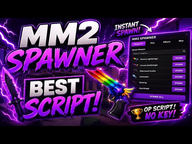 [🔥 NEW] MM2 SPAWNER SCRIPT — SPAWN ANY ITEM! ⚡ BEST MM2 SCRIPT 2026