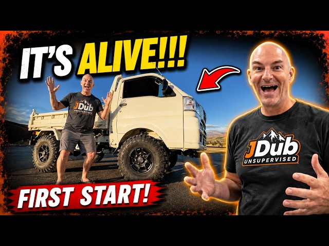 The Impossible KEI Truck Is FINALLY Complete! #KEITruck #DaihatsuHijet #MiniTruck #OffRoad