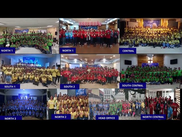 All TSPI Employees cheering "Serve Like Jesus"!"