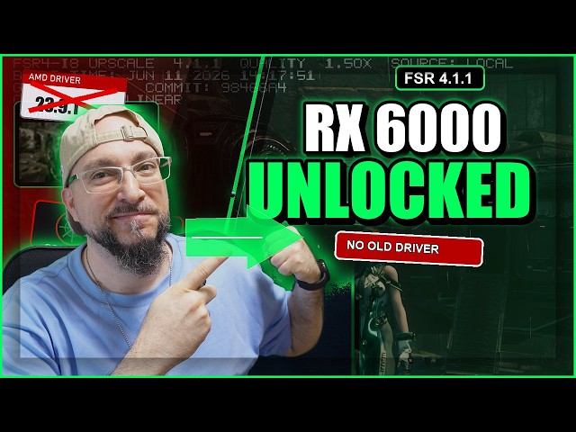 I Got FSR 4.1.1 Working on RDNA2 RX 6000
