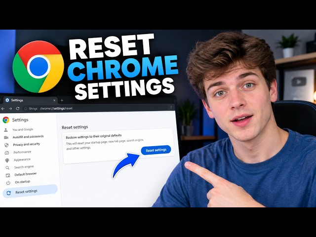 How To Reset Google Chrome To Default Settings - Tutorial