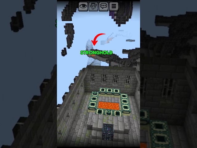 minecraft weird seed 😱 part 11 #minecraft #shorts