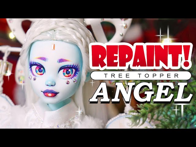 Repaint! Christmas Tree Topper Angel Custom Doll