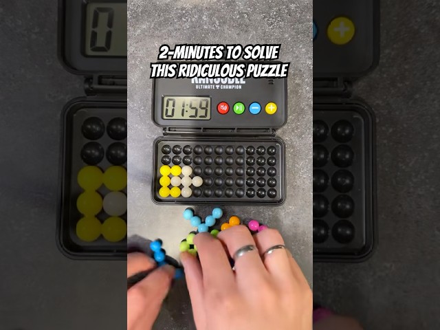 I Have 2 Minutes to Solve This Ridiculous 2-Piece Challenge