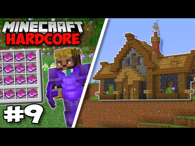 I Made An EPIC Villager Trading Hall in Minecraft Hardcore (#9)