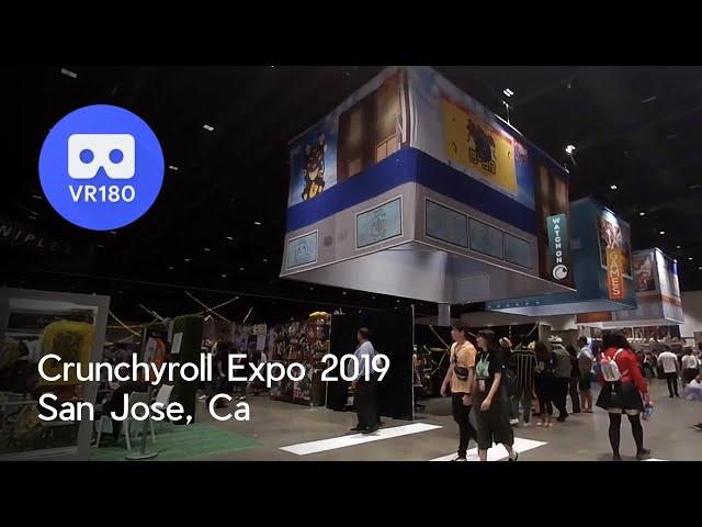 [VR 180] Crunchyroll Expo Show Floor