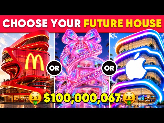 Would You Rather - Build Your FUTURE Luxury Dream House 2.0 🚀🏰💎✨ Jelly Quiz