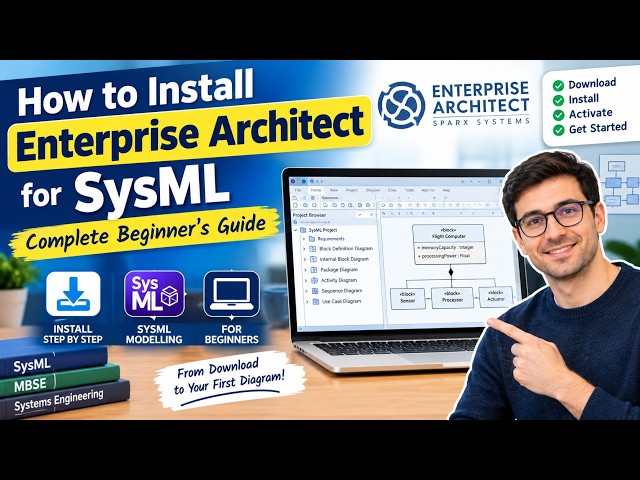 How to Install Enterprise Architect for SysML | Complete Beginner's Guide