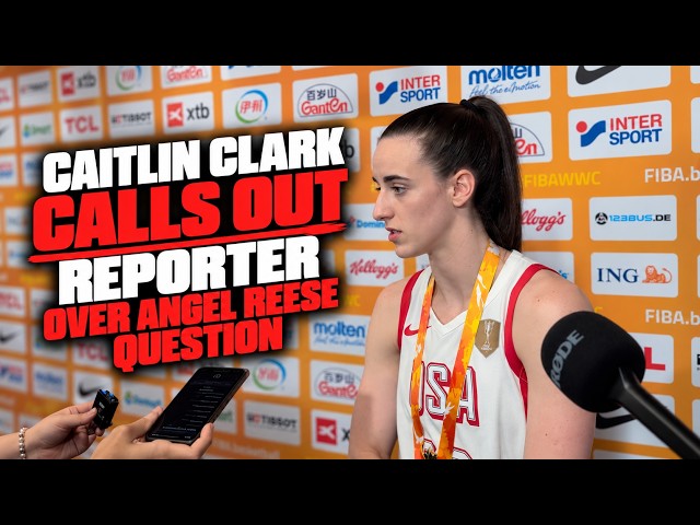 Caitlin Clark calls out reporter over Angel Reese question