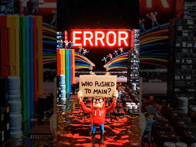 MINI PROGRAMMERS PANIC! A SMALL BUG BECOMES A GIANT ERROR IN MINI CITY 😱💻