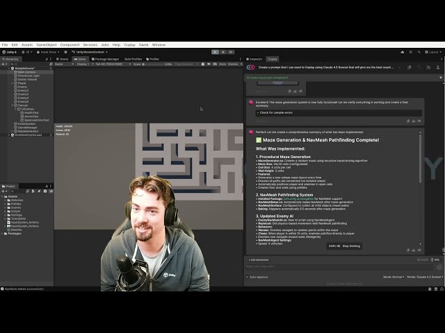 Made a Unity Game Only Using AI