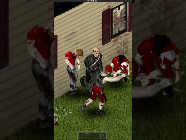 Cowboy Chaos In Project Zomboid  #projectzomboid  #zombie #horse