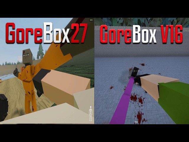 Gorebox 27 Vs Gorebox V16 Melee Attack Capability !!! 🤔🤔🤔