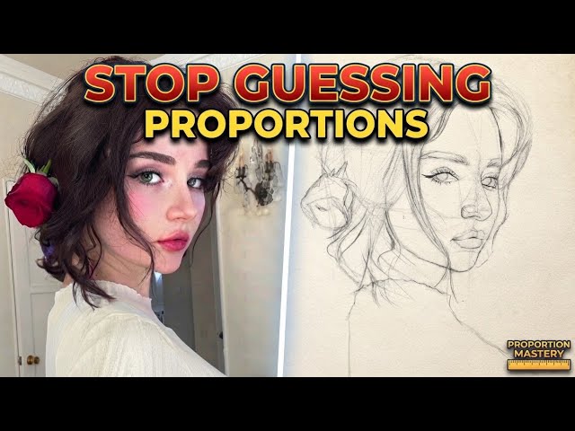 Stop Guessing Proportions | Build a Portrait with the Loomis Method